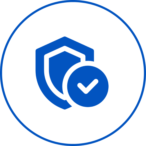 Shield with checkmark icon